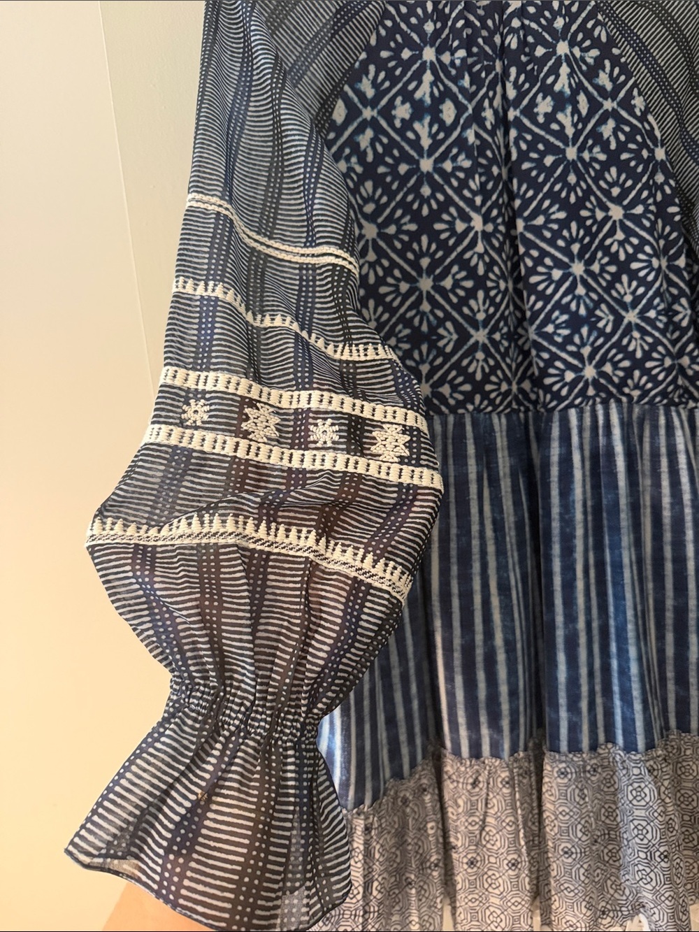 HEMANT AND NANDITA long sleeve tunic dress - Picture 9 of 9